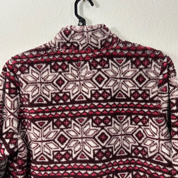 Prince & Fox Nordic 1/4 Zip Pullover Sweater Fuzzy Icelandic Fairisle - Picture 6 of 6